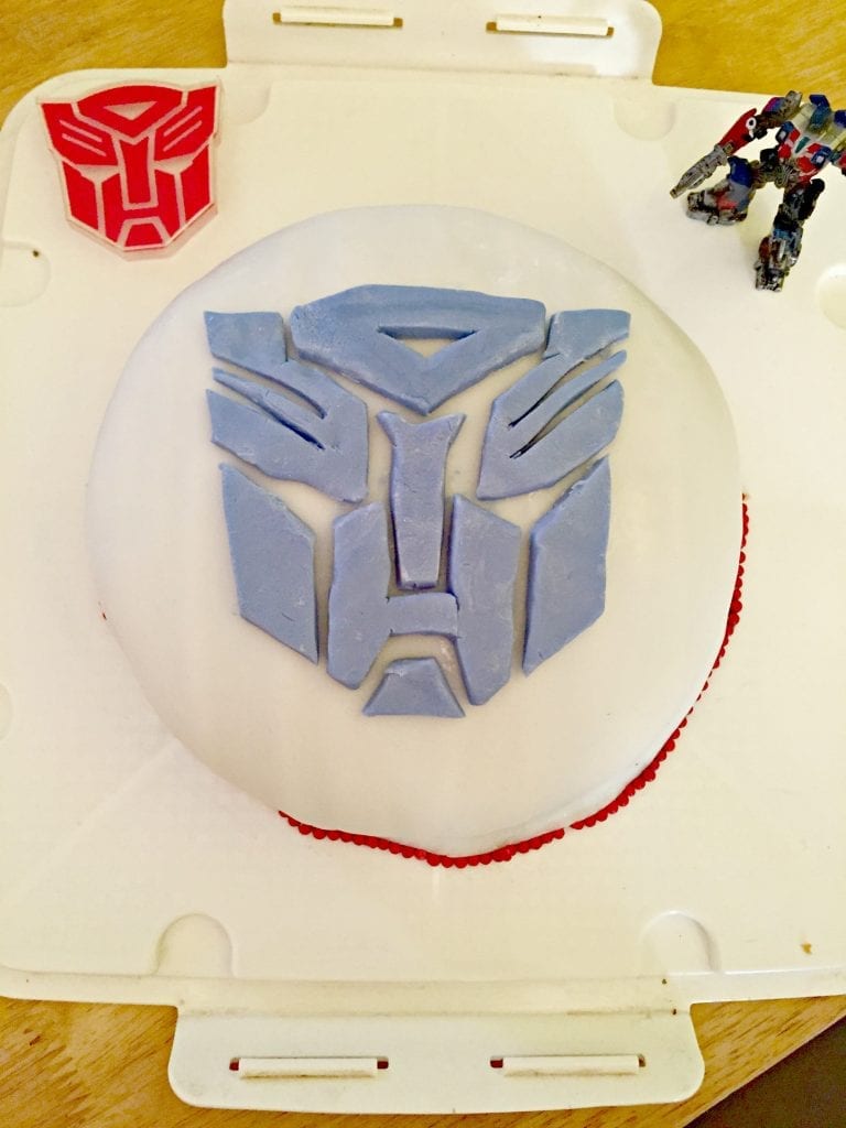 transformer-cake