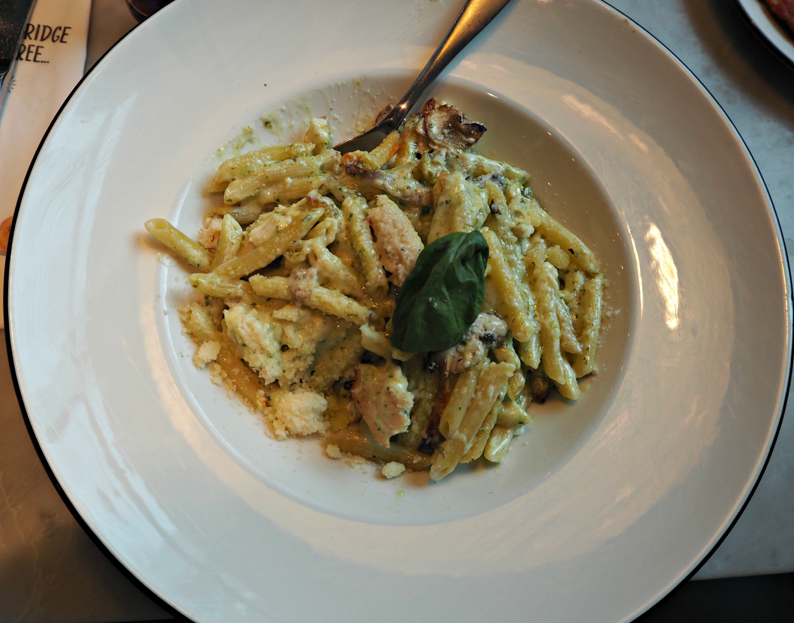 Pizza Express Basingstoke Review - pollo pesto pasta - Laura's Lovely ...