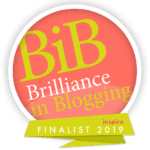 Brilliance in Blogging 2019 Inspire Finalist Badge