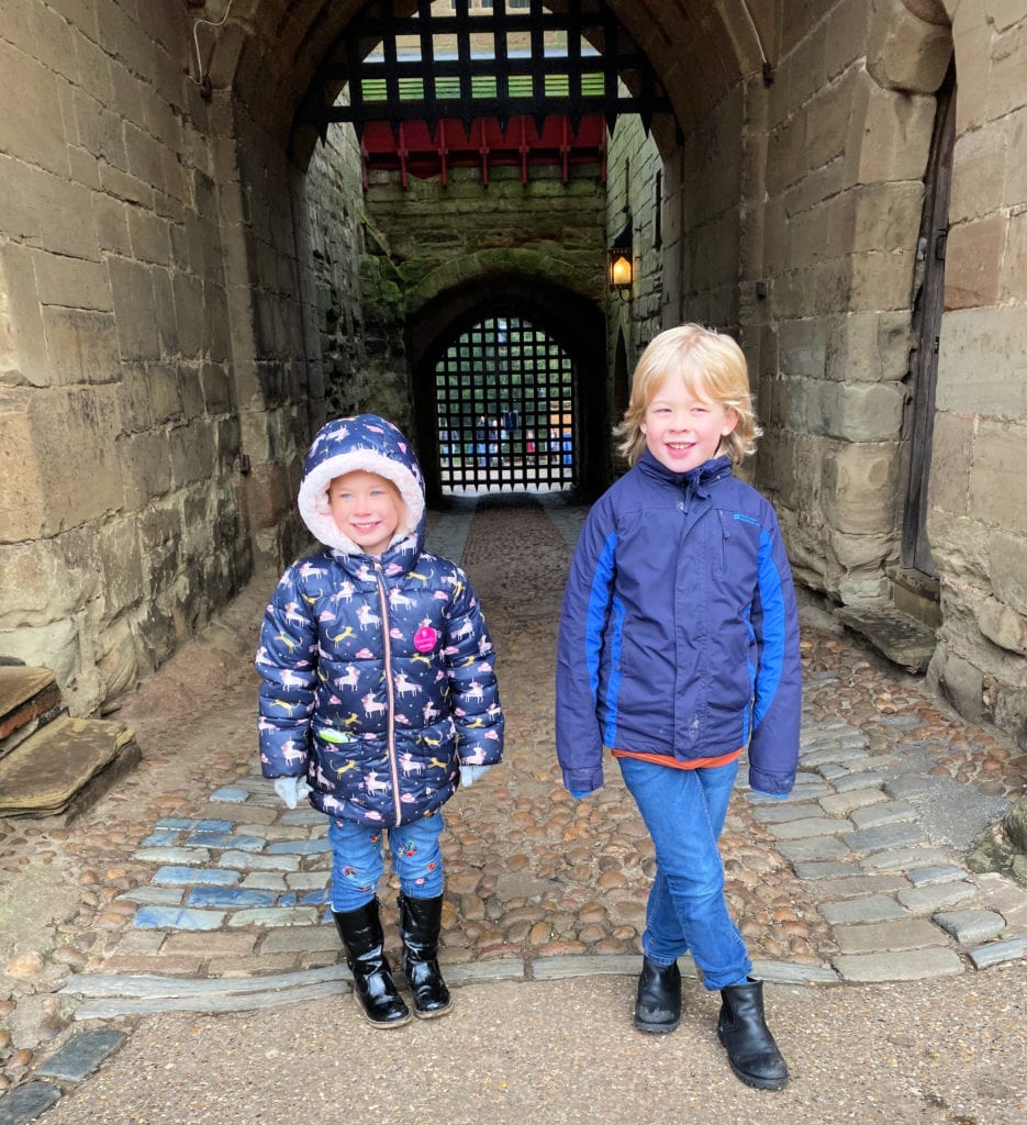 Logan and Aria at Warwick Castle