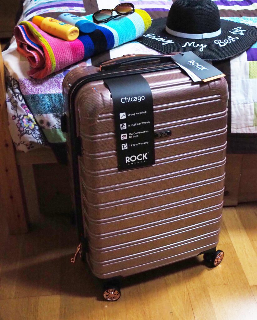 rock suitcase tesco